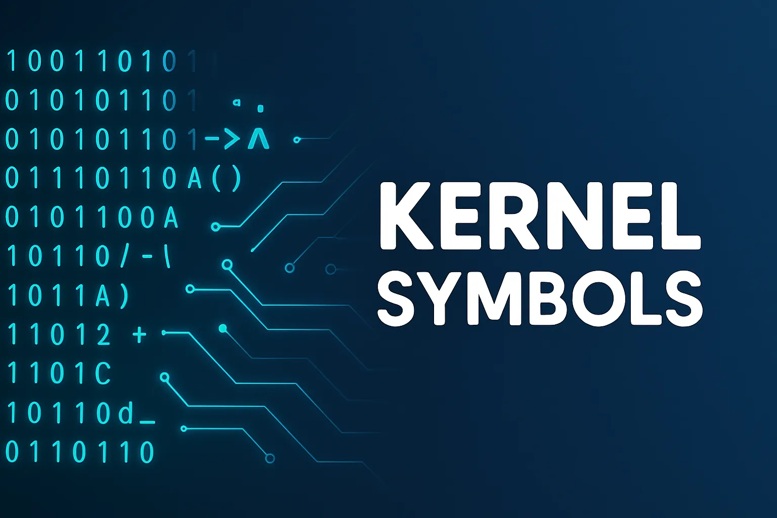 Kernel Symbols Recovery